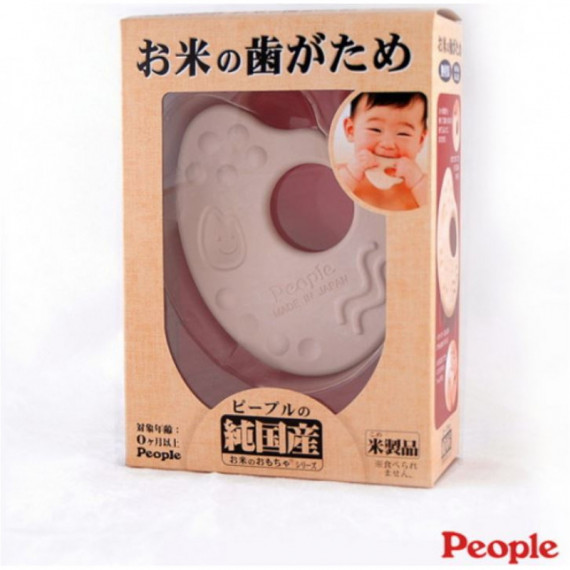 日本製 People 知育玩具 日本國產米安撫玩具(米色) 0M+