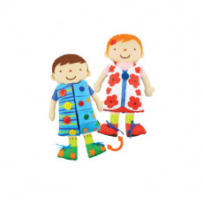 K's Kids 2 in 1 Dress Up Doll (2合1自理訓練布偶)