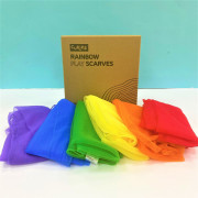 Curios™️ Rainbow Play Scarves 彩虹絲巾套裝