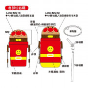 日本 ANPANMAN 麵包超人造型吸管保冷水壼 400ml