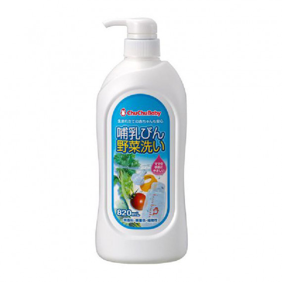 日本製 ChuChuBaby奶瓶蔬果洗潔液樽裝 820ml