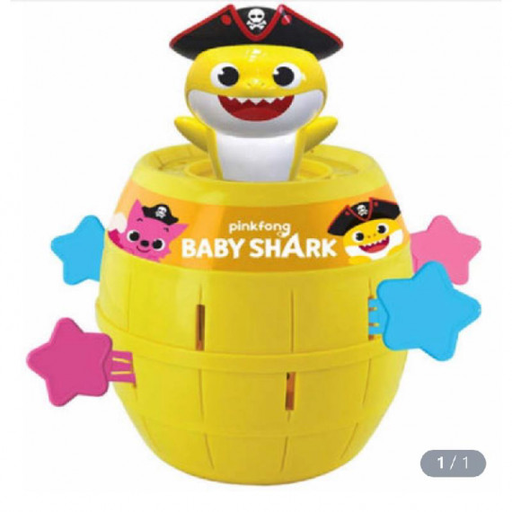 Pinkfong x Baby shark 海盜桶玩具