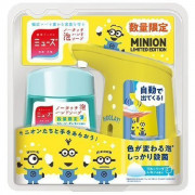 日本Muse無接觸自動感應泡泡洗手機+消毒殺菌保濕泡泡洗手液Minions - (黃色迷你兵團/限量版)