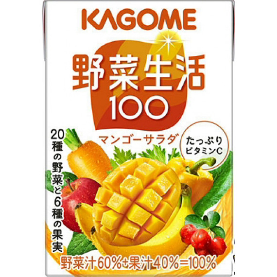 Kagome 蔬菜汁(芒果沙拉味)100mlx3