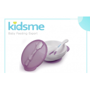 kidsme - 吸盤碗連感溫變色匙羹