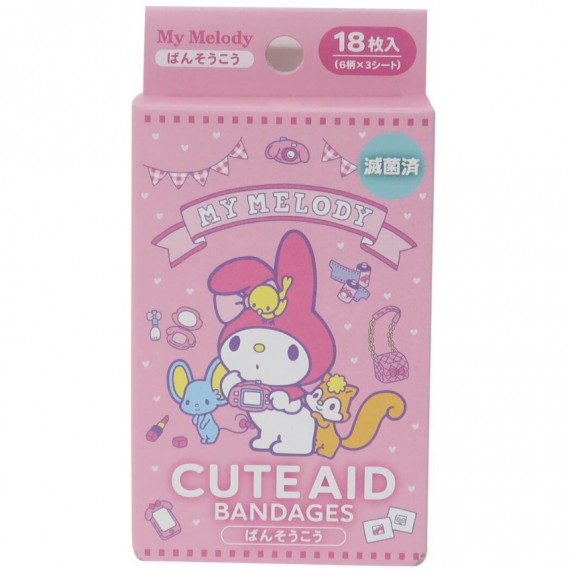 日本製 兒童膠布18入組 My Melody