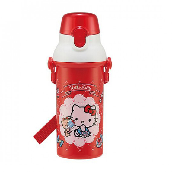 日本製 Skater - 480ml 抗菌直飲水壺 Hello Kitty