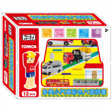 Tomica 彩色六面拼圖(12塊)