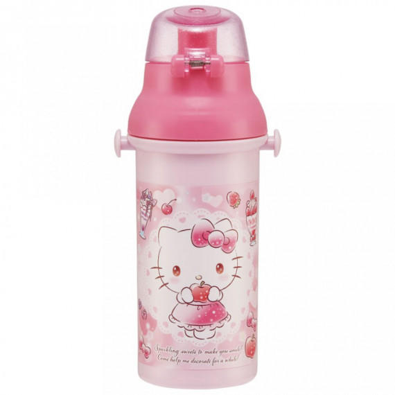 日本製 Skater - 480ml 抗菌直飲水壺 Hello Kitty