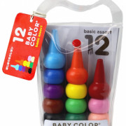 日本製 Baby Color 兒童安全無毒蠟筆12色