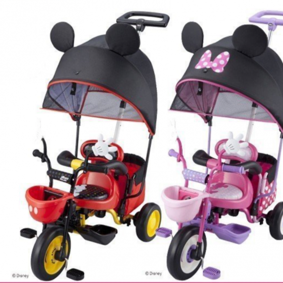 日本直送 Mickey & Minnie 三輪車 1.5歲起 