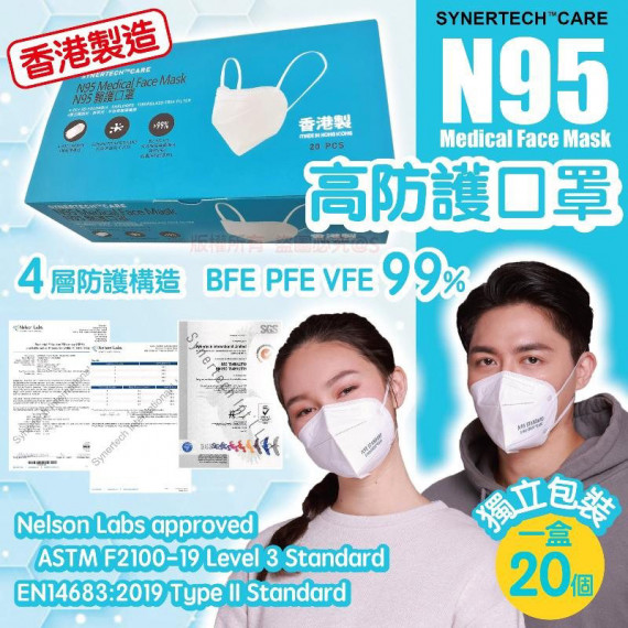 Synertech N95 Medical Face Mask醫療口罩