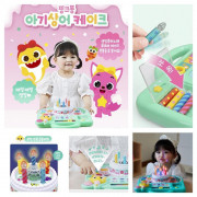 Pinkfong x Baby Shark雙語生日蛋糕音樂玩具