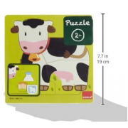 Goula Puzzle 3 Levels Cow 乳牛成長拼圖