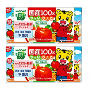 日本製 KAGOME 6個月起蔬菜汁(蘋果味) 100ml X 3