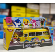 韓國 Pinkfong x baby shark 玩具巴士回力車