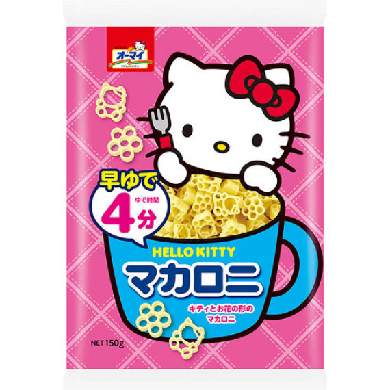 日本製 - HELLO KITTY 造型通心粉 150g 