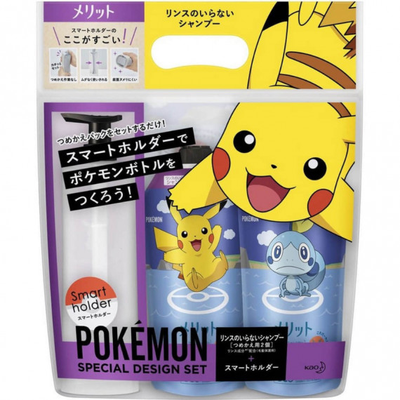 日本直送 Pokemon KAO花王 兒童洗頭水套裝340mlx2 款式隨機