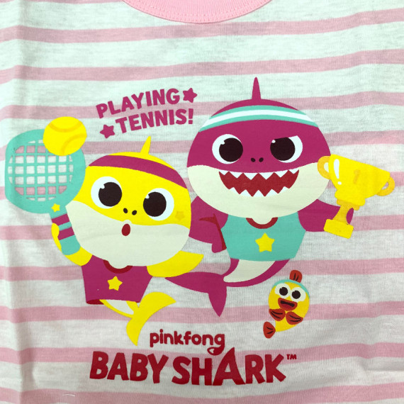 Baby Shark 短袖家居服套裝 Baby & Mammy Shark 羽毛球