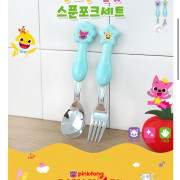 Pinkfong x baby shark 叉匙餐具 綠色