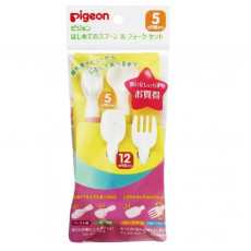 日本 Pigeon 第一套幼兒餐具 5m+