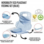 Herobility eco 環保嬰兒餵食套裝 藍色