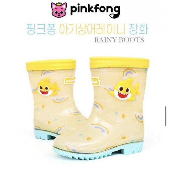 韓國直送Pinkfong x Baby Shark 兒童水鞋