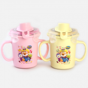 韓國 Pororo 雙鎖不銹鋼吸管水瓶 250ml