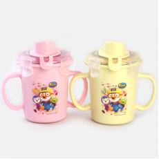 韓國 Pororo 雙鎖不銹鋼吸管水瓶 250ml