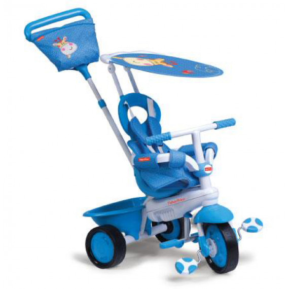 Fisher-Price Elite 嬰幼3合1三輪車 - 可愛長頸鹿藍