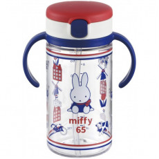 日本RICHELL MIFFY 65TH 吸管水杯 320ML 7M+