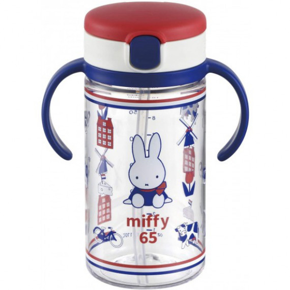 日本RICHELL MIFFY 65TH 吸管水杯 320ML 7M+