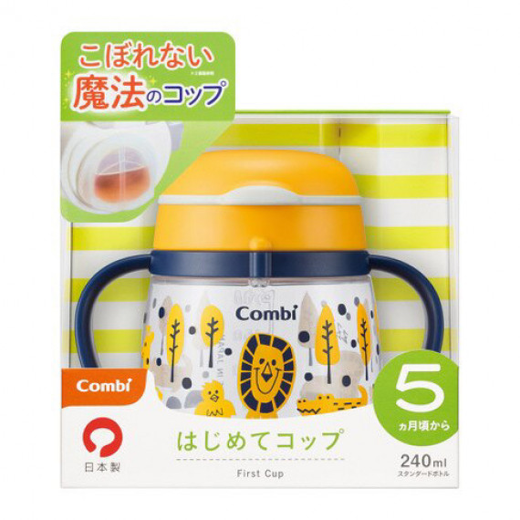 Combi LakuMug 第2階直飲杯240ml-快樂森林【甜蜜家族】