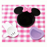 日本製 Disney MInnie Mouse  兒童塑膠餐具套裝(1套8件) 