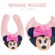 日本Disney Minnie 嬰幼兒口水巾 