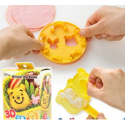 日本製 SKATER Winnie The Pooh 頭型3D飯團壓模組