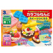 日本 Toyroyal 樂雅玩具│創意黏土-派對甜點組 (3歲以上) 