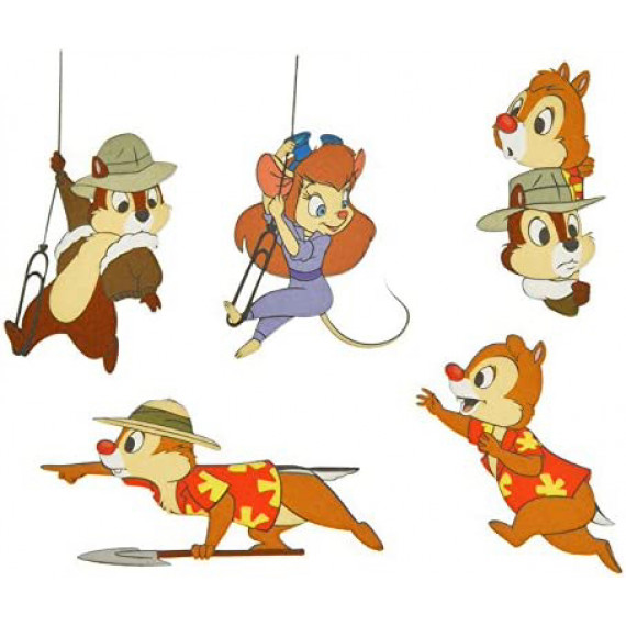 Chip n Dale Wall Sticker大鼻鋼牙貼牆貼紙