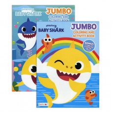 BABY SHARK Jumbo Coloring & Activity Book