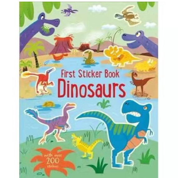 FIRST STICKER BOOK-Dinosours