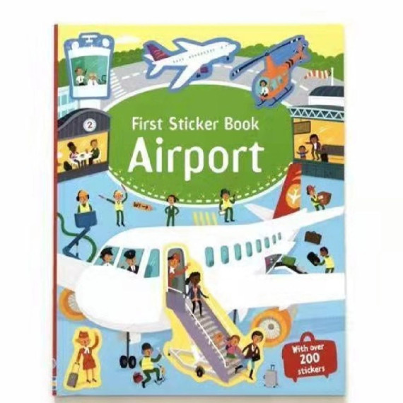 FIRST STICKER BOOK-AIRPORT