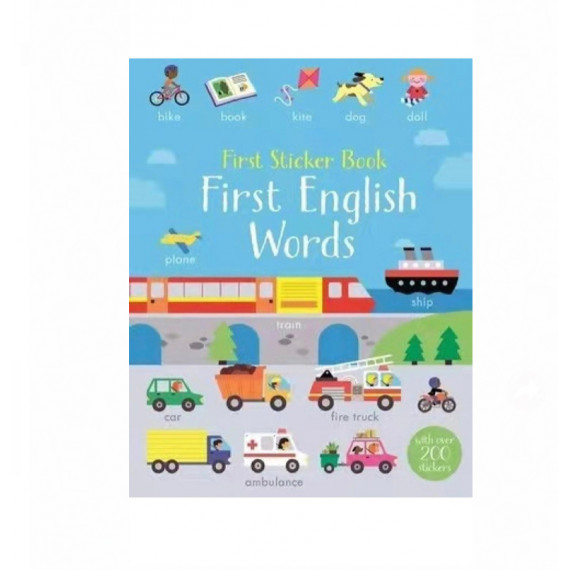 FIRST STICKER BOOK-First English Words