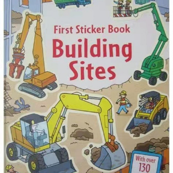 FIRST STICKER BOOK-Building Sites