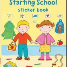 FIRST STICKER BOOK-Starting School