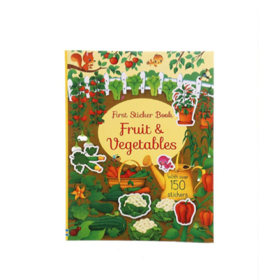 FIRST STICKER BOOK-Fruit & Vegetables