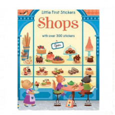 FIRST STICKER BOOK-Shops