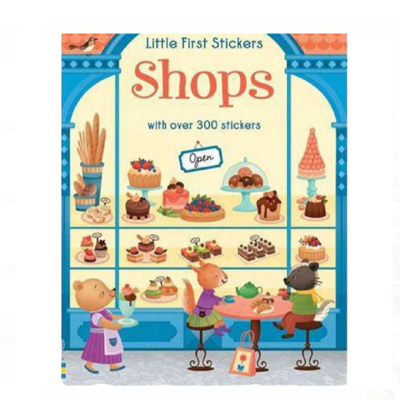 FIRST STICKER BOOK-Shops