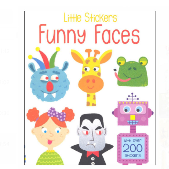 FIRST STICKER BOOK-Funny Face