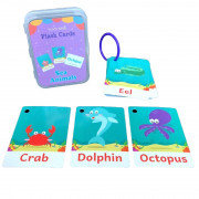 Flash Cards 早教英文單詞認字卡--Sea Animals