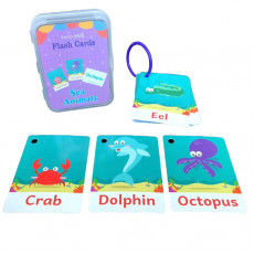 Flash Cards 早教英文單詞認字卡--Sea Animals